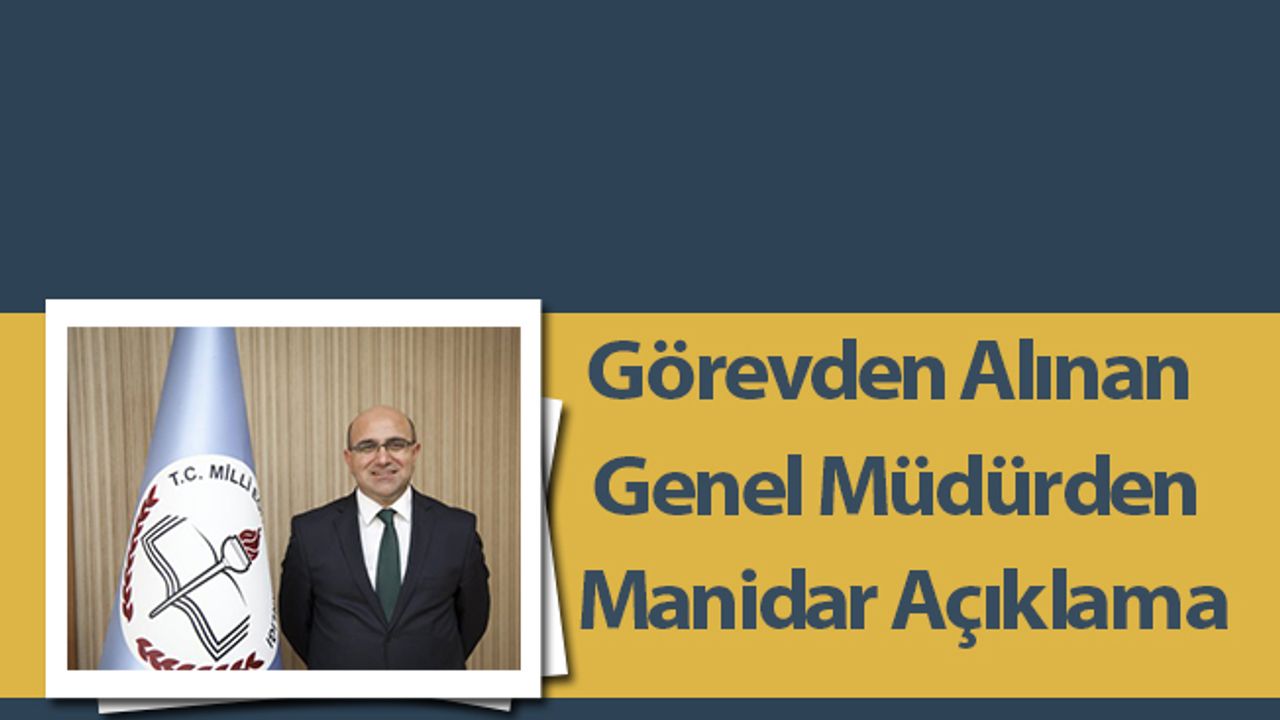 Görevden Alınan Genel Müdür Bilal Tırnakçı Konuştu