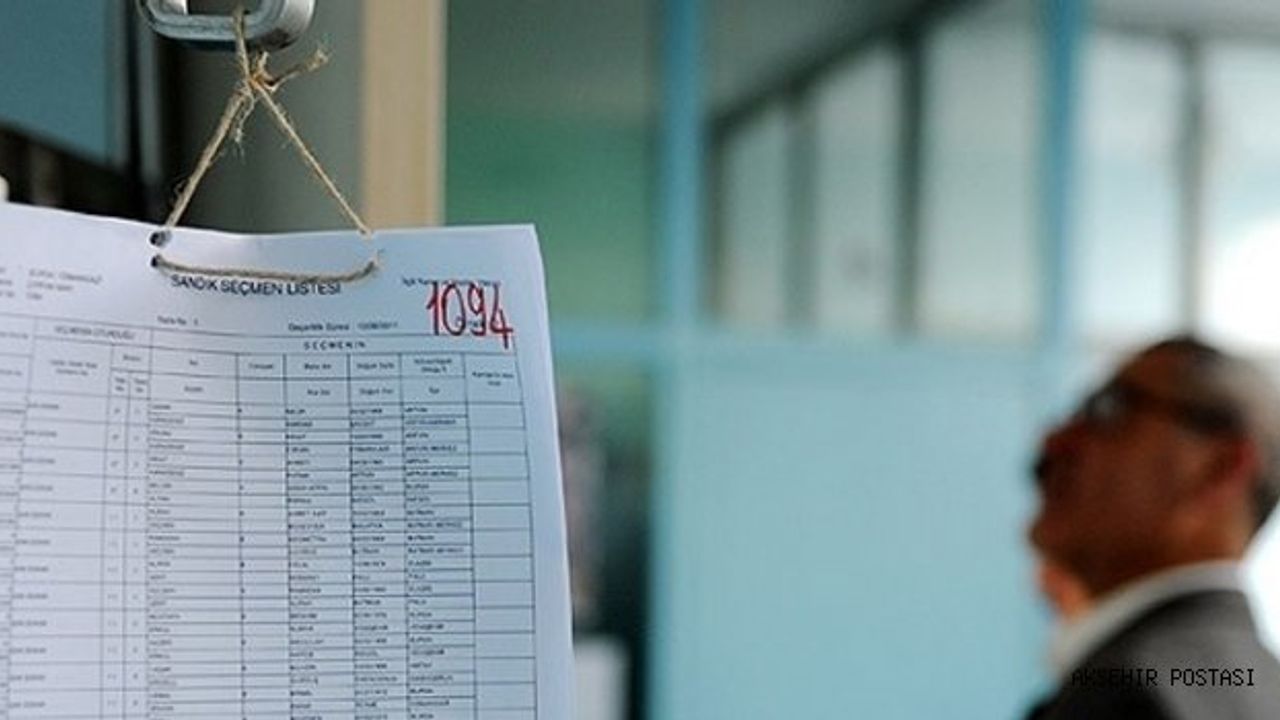 Seçmen listeleri askıya çıktı