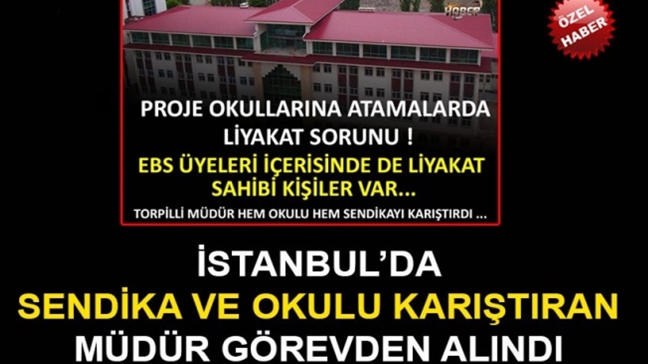 O Okul Müdürü Görevden Alındı