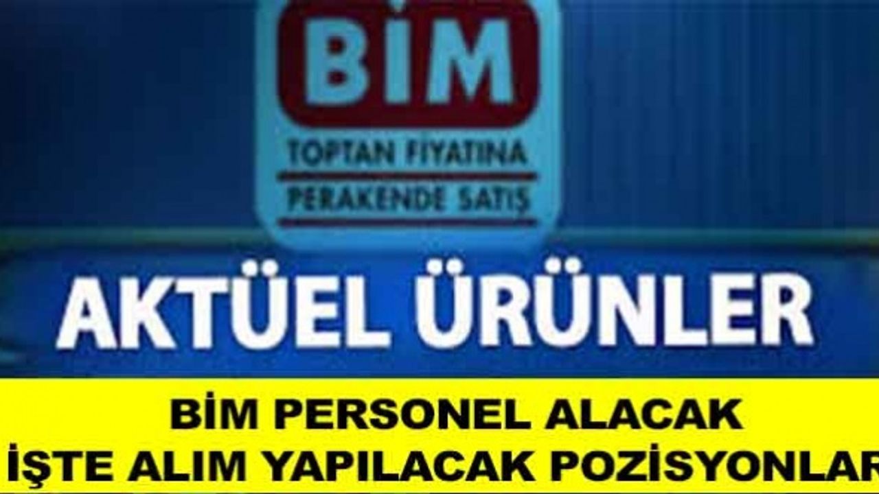 Bim, 2750 TL Maaşla Çok Sayıda Personel Alacak: Başvuru Ekranı Açıldı