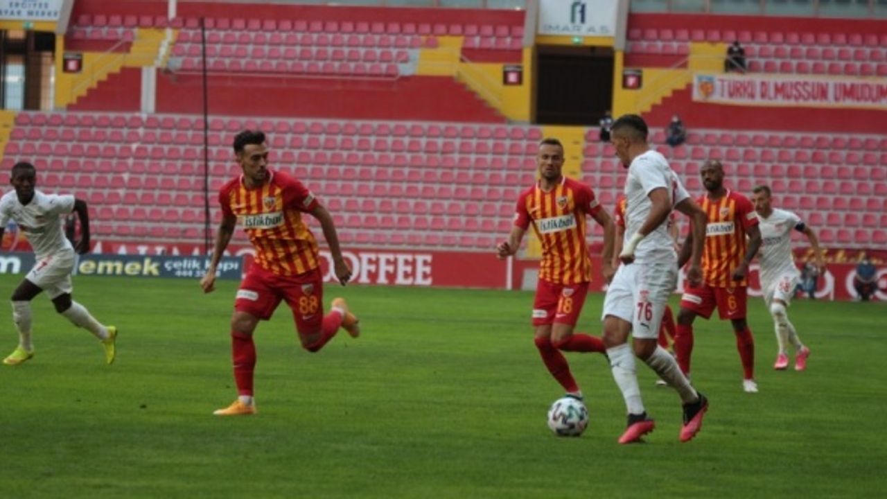 Süper Lig: Kayserispor: 1 - Yeni Malatyaspor: 0 (Maç Sonucu)