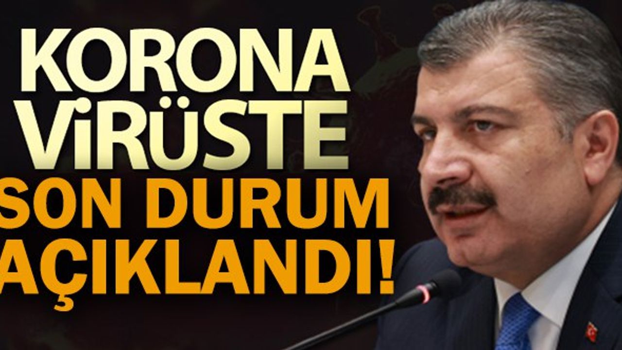 16 Eylül Koronavirüs Tablosu Açıklandı