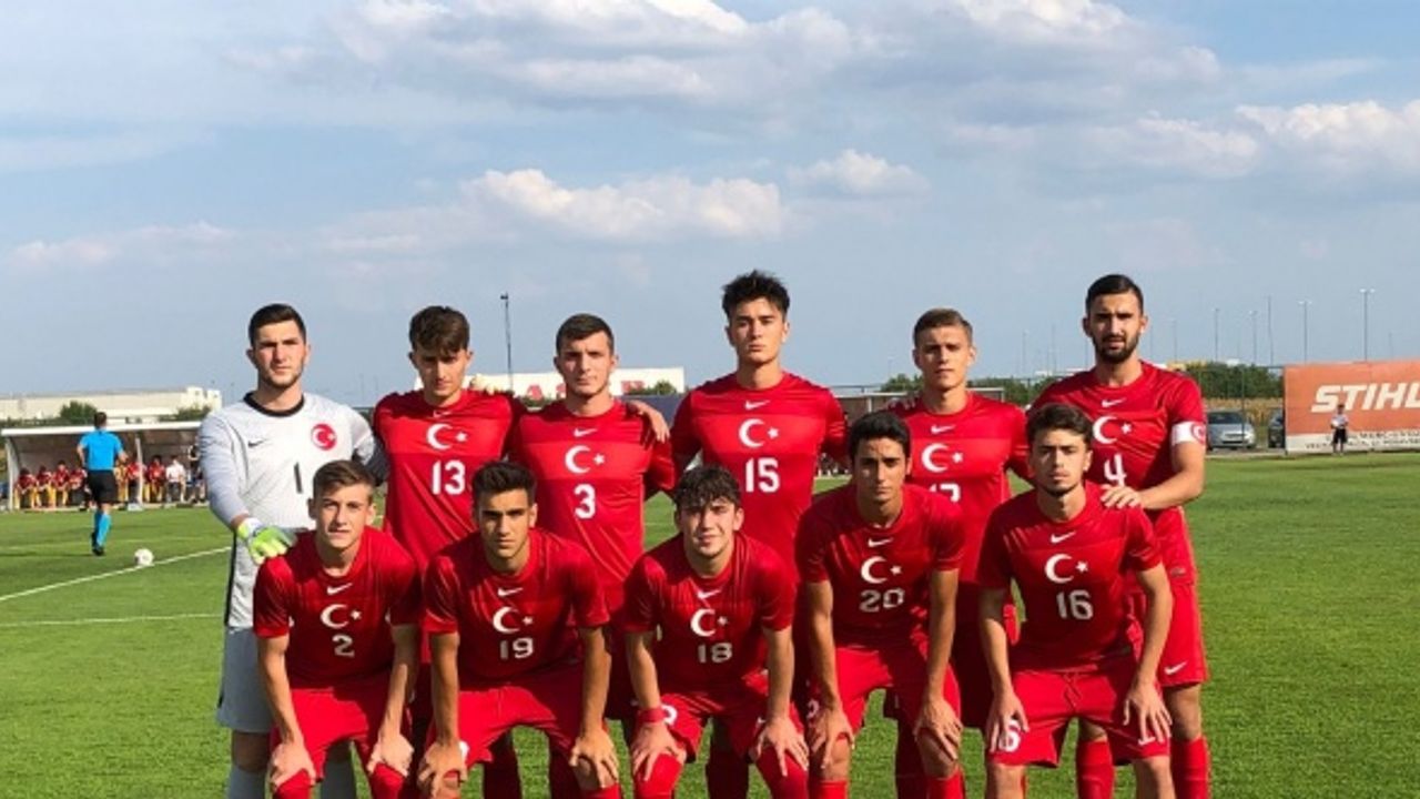 U19 Milli Futbol Takımı, Galler ile 2-2 berabere kaldı