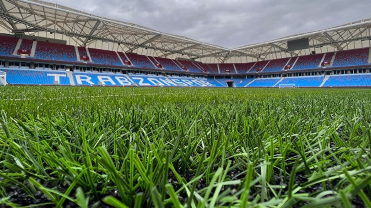 Trabzonspor'un stadyumu yeni sezona hazırlanıyor