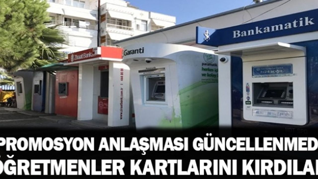 Milli Eğitim Müdürlüğünde Promosyonda anlaşma olamayınca Tüm Banka Kartlarını Kırdılar