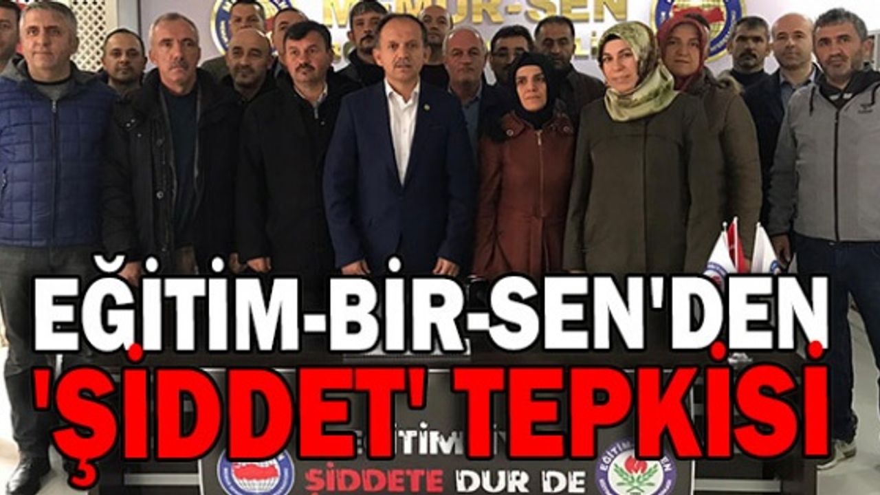 Eğitim Bir Sen'den saldırıya uğrayan okul müdürü ve öğretmene ziyaret