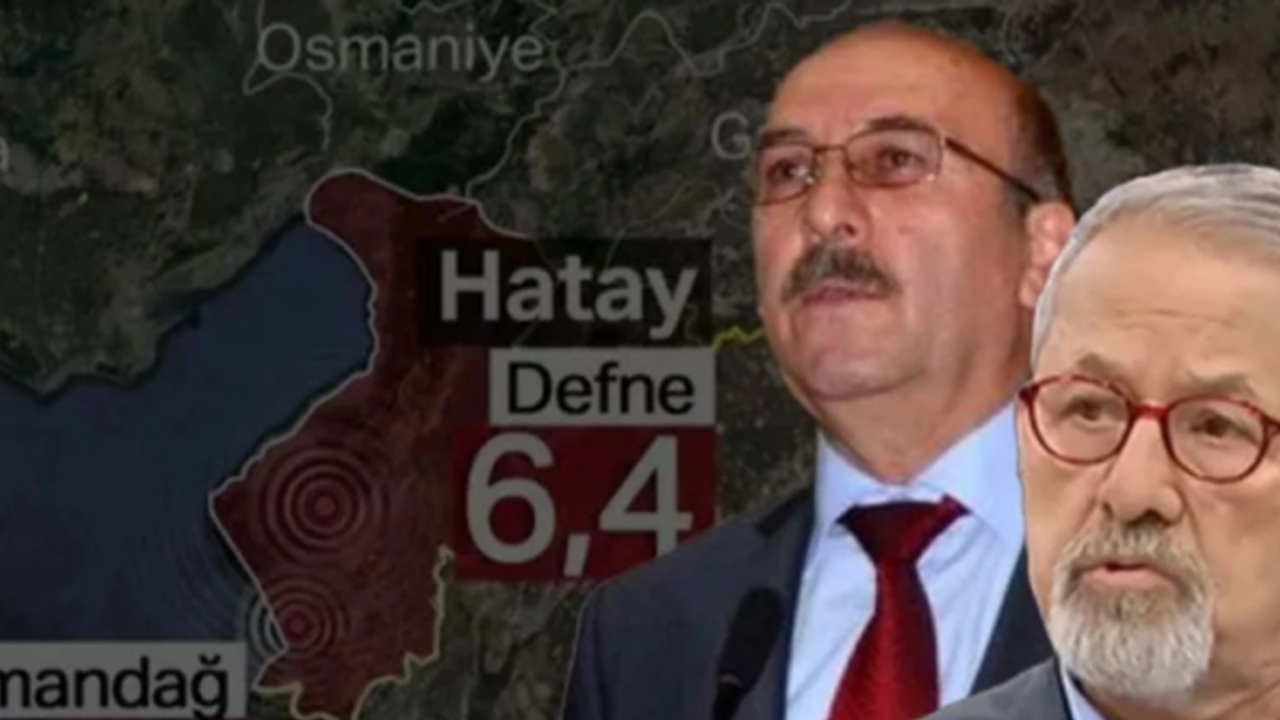 Naci Görür ve Oktan Tüysüz'den Hatay depremleri sonrası ilk açıklama