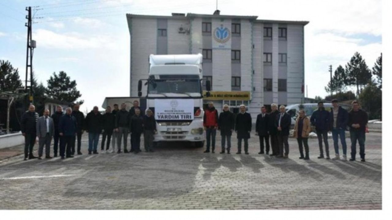 Öğrenci ve öğretmenlerin ürettikleri sobalar deprem bölgesine gönderildi