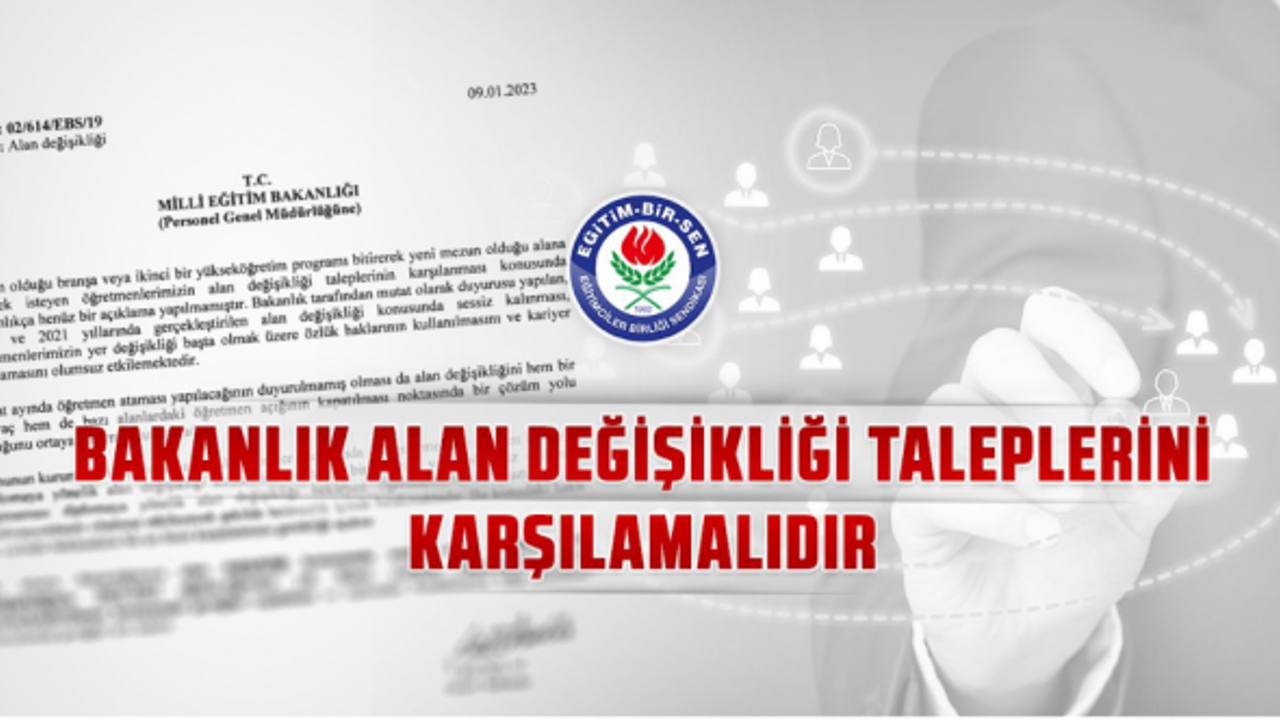 Alan değişikliği hakkında EBS'den açıklama