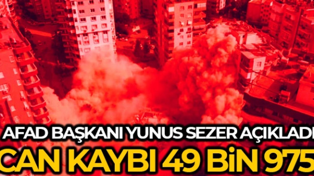 Depremde Can Kaybı 50 Bin Rakamına Ulaştı