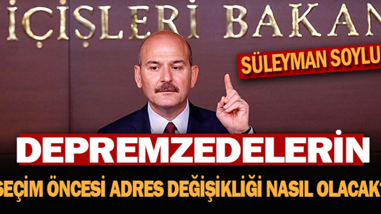 Depremzedelerin Seçim Öncesi Adres Değişikliği Nasıl Olacak?