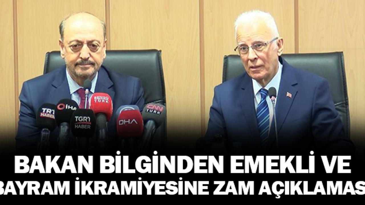 En düşük emekli maaşı ve bayram ikramiyelerine zam