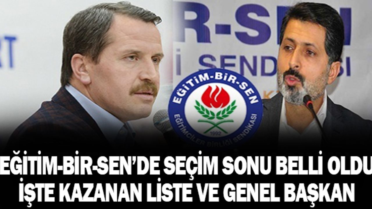 İşte Eğitim Bir Sen'de Genel Merkez Seçimlerinin Sonucu