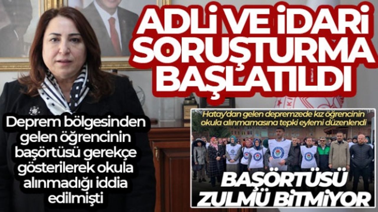 O Okulun Müdürüne Adli ve İdari Soruşturma Başlatıldı