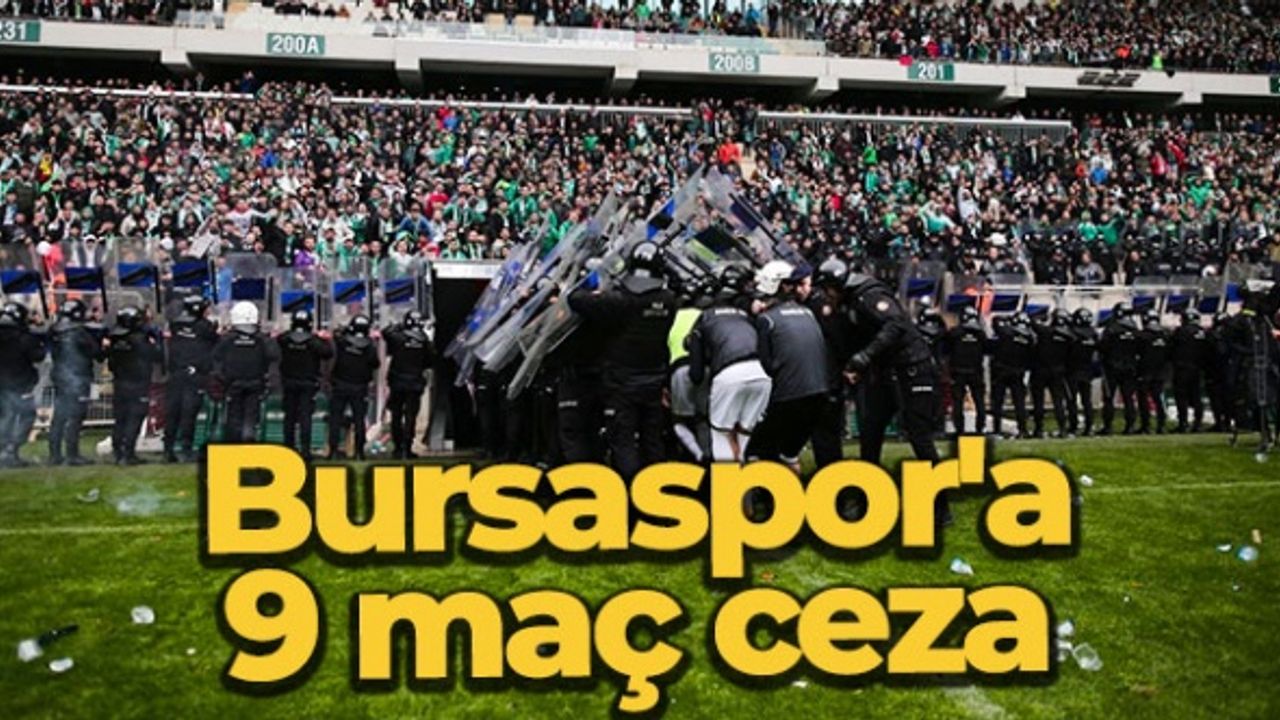 PFDK'dan Bursapor'a Tarihi Ceza!