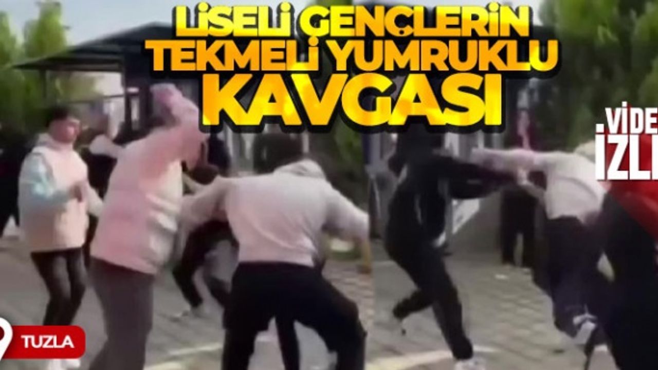 Tuzla'da liseli gençler birbirine girdi: 2 yaralı