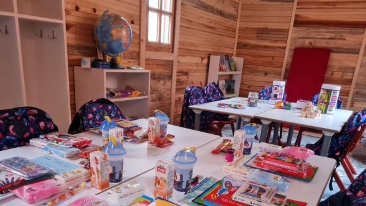 Bartın’da inşa edilen ahşap sınıflar deprem bölgesine gönderildi