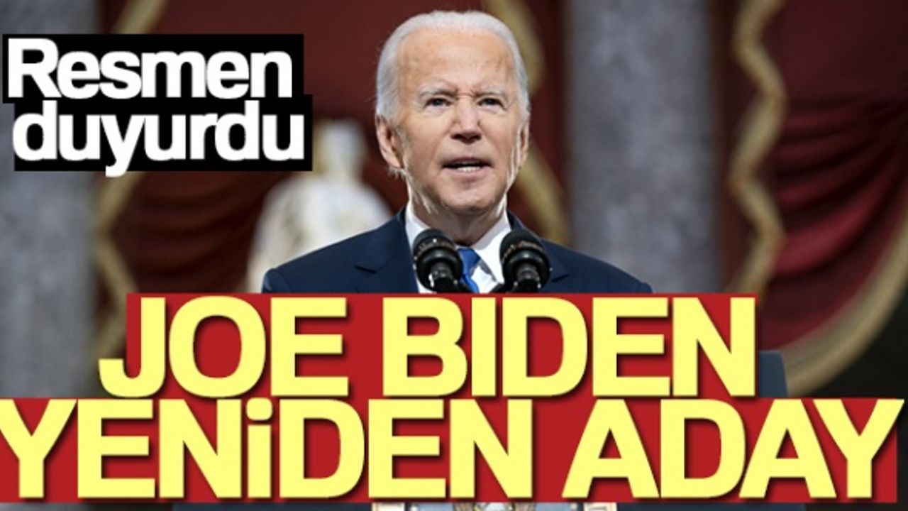 Biden, 2024 ABD başkanlık seçimlerinde yeniden aday olacak