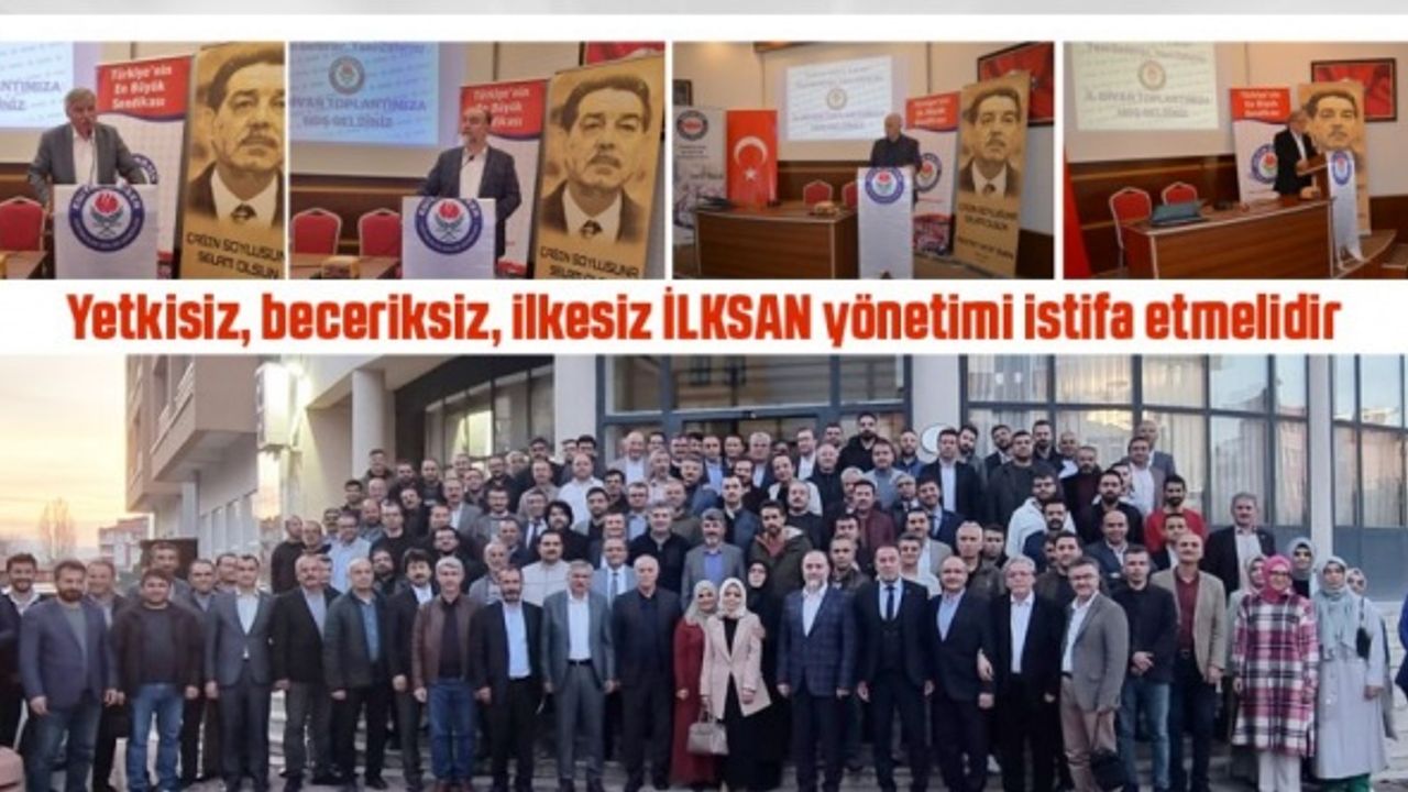 Eğitim-Bir-Sen, İLKSAN yönetimini istifaya çağırdı!