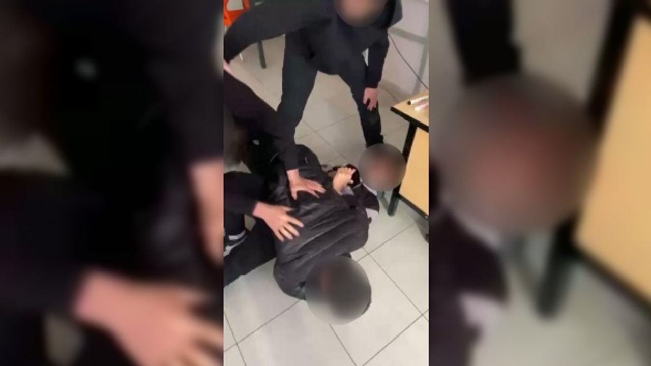 Liseli Öğrencilerin Akran Zorbalığı Uyguladığı Görüntüler İzleyenleri Şok Etti!