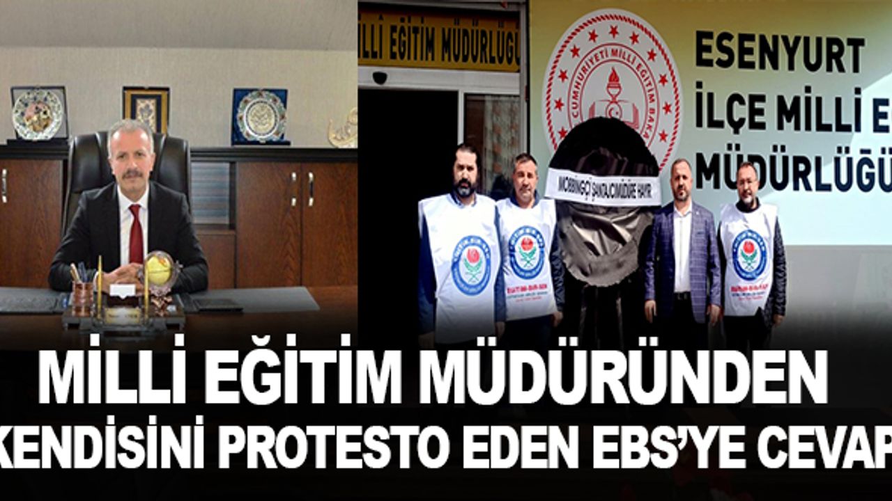 Milli Eğitim Müdüründen Kendisini Protesto Eden Eğitim Bir Sen'e Cevap