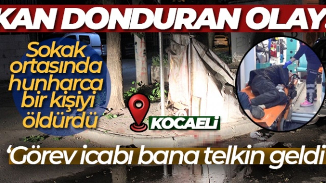 Sokak ortasında yaptı  "bana telkin geldi" dedi