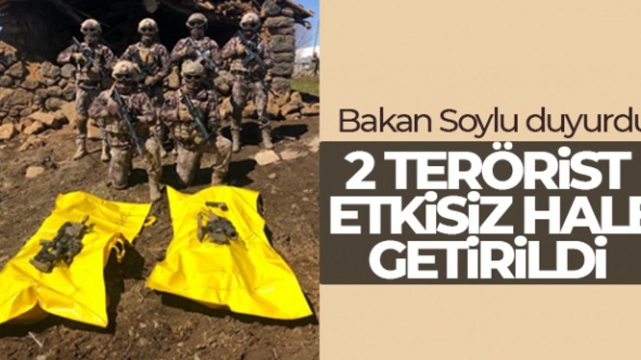 Van’da 1’i mavi kategoride olan 2 terörist etkisiz hale getirildi