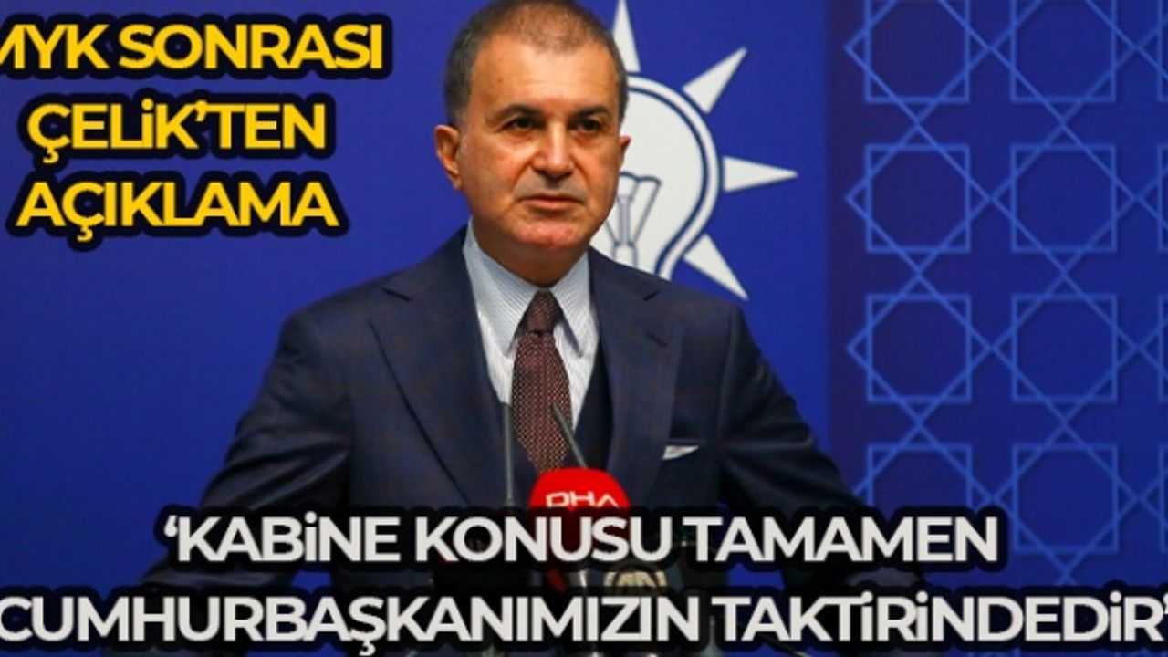 AK Parti'den Kabine İle İlgili İddialarla İlgili En Net Açıklama