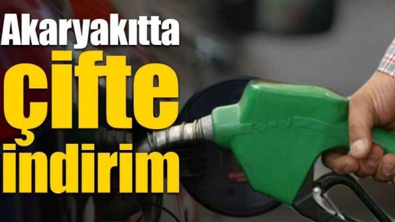 Akaryakıta Bu Kez Çifte İndirim Geliyor