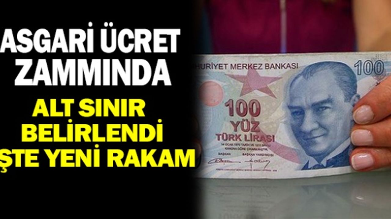 Asgari ücret zammı için alt sınır belirlendi! İşte konuşulan rakam