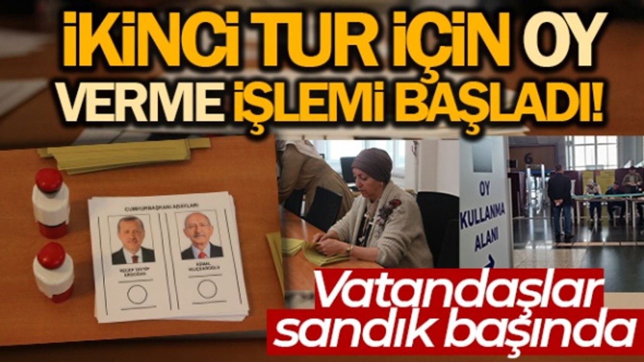 Cumhurbaşkanı 2. tur seçim heyecanı yurt dışında başladı