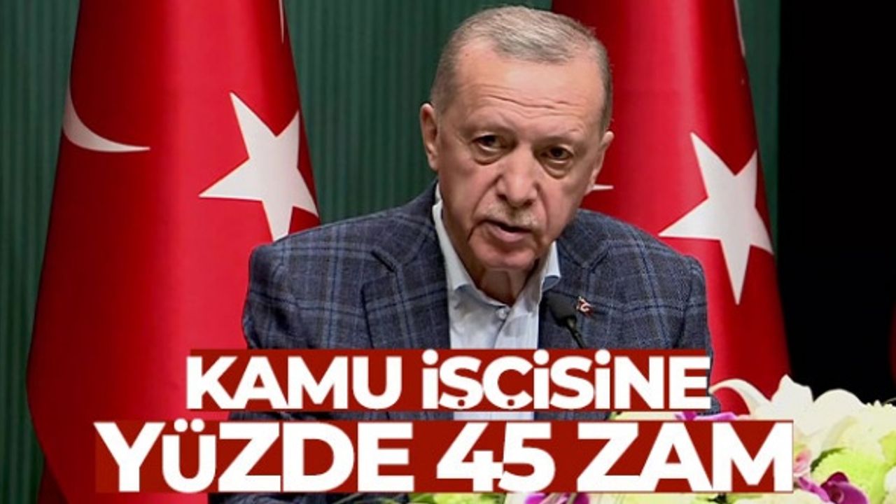 Kamu işçisinin zam oranı belli oldu.