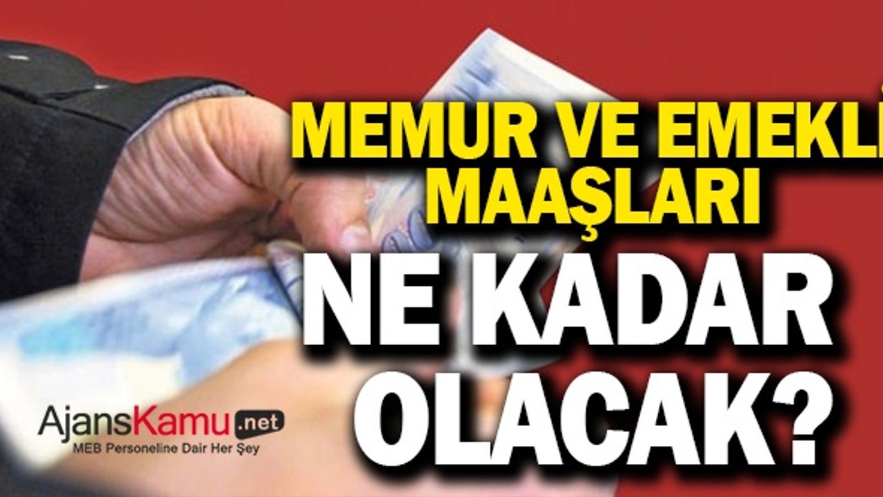 Memur ve Memur Emeklisi Temmuzda Ne Kadar Zamlı Maaş Alacak ? İşte Tablo