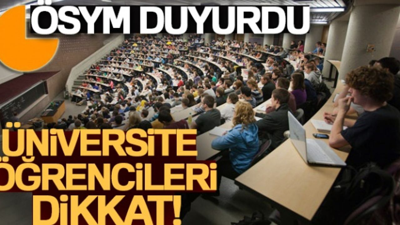 ÖSYM, deprem bölgesinden DGS başvuru ücreti almayacak