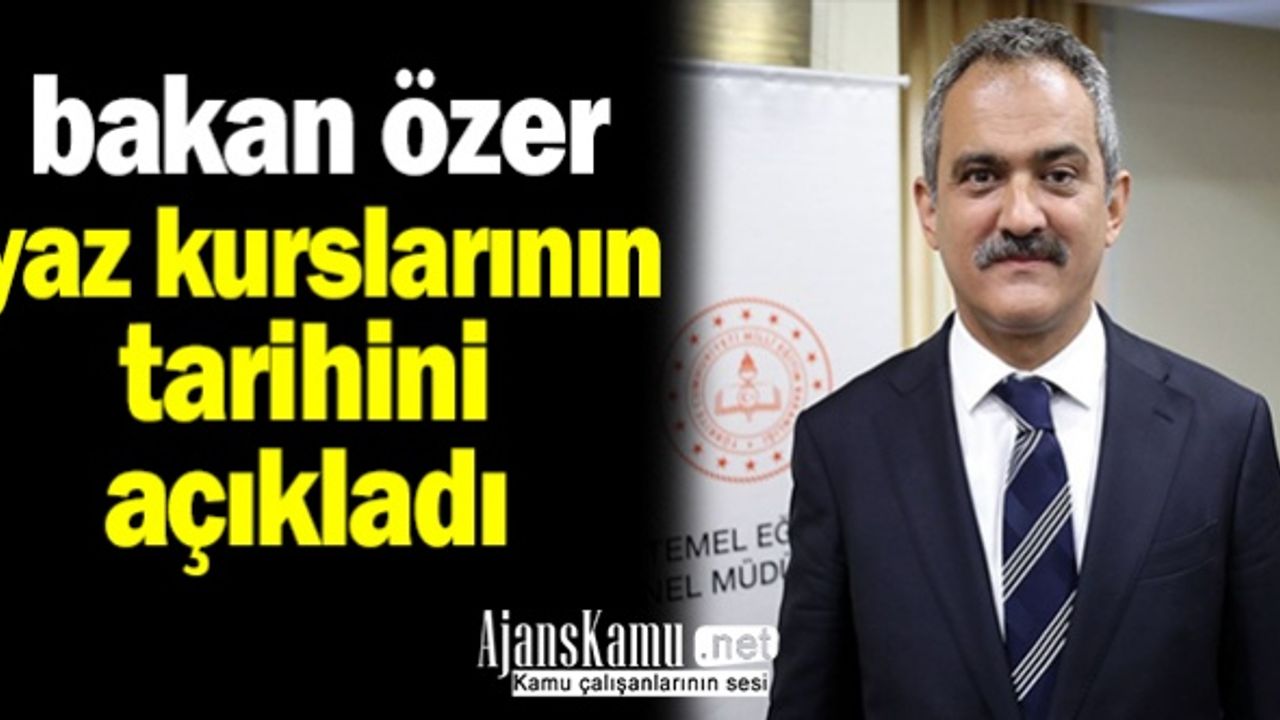 YAZ DYK Kurslarının Yapılacağı Tarih Belli Oldu