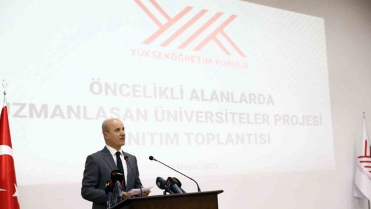 YÖK Başkanı Özvar: “15 bilim alanında 25 üniversiteye öncelikli alan misyonu verilmesi kararlaştırıldı”