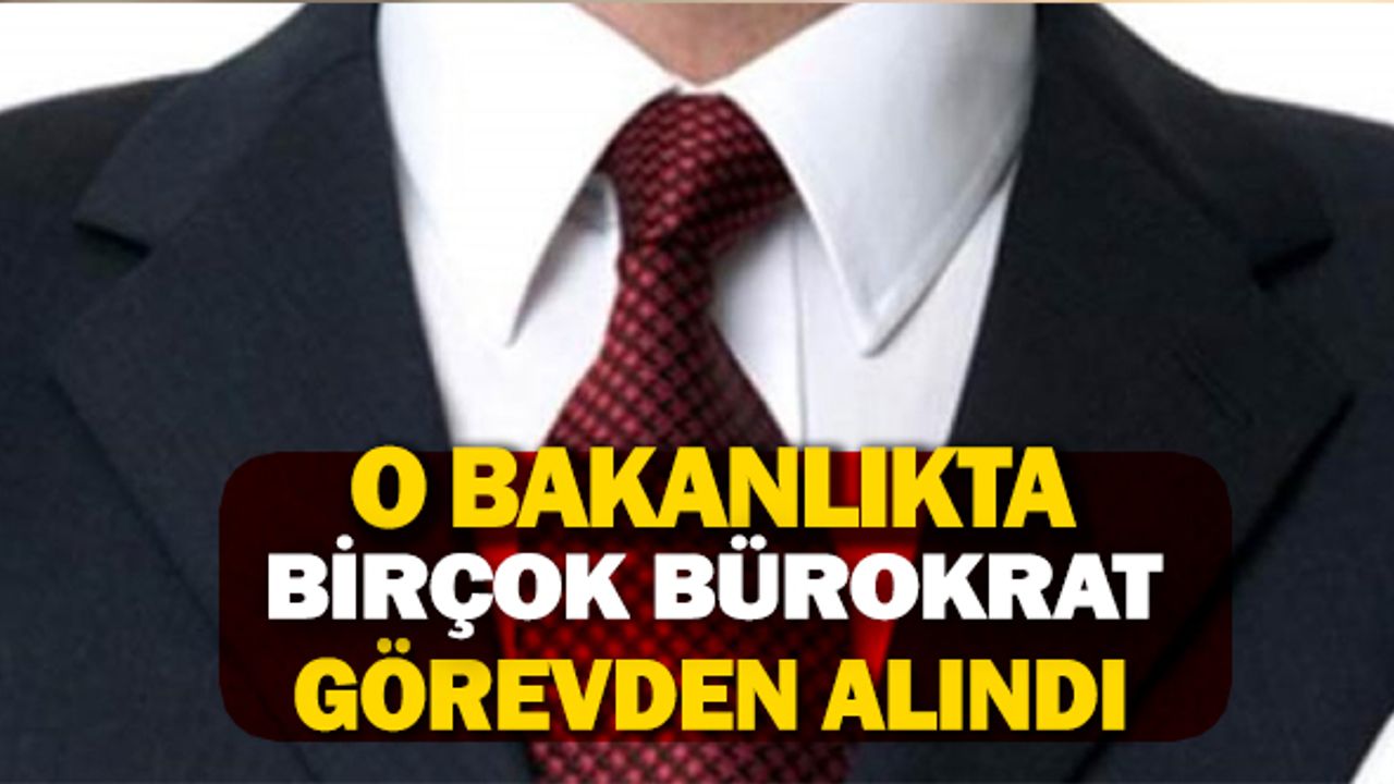 Bakanlıkta Birçok Bürokrat Görevden Alındı İşte İsim İsim Liste