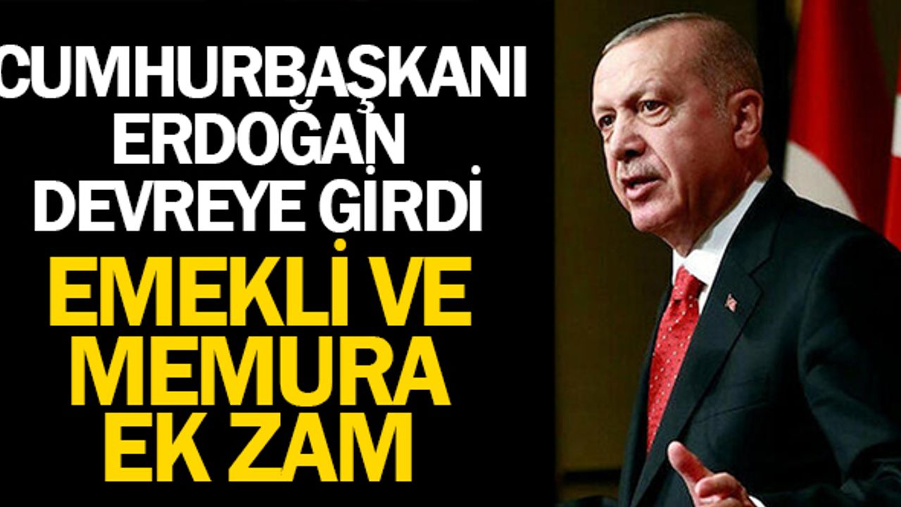 Cumhurbaşkanı Devreye Girdi: Emekli ve Memur Maaşlarına Yeni Zam Kararı!