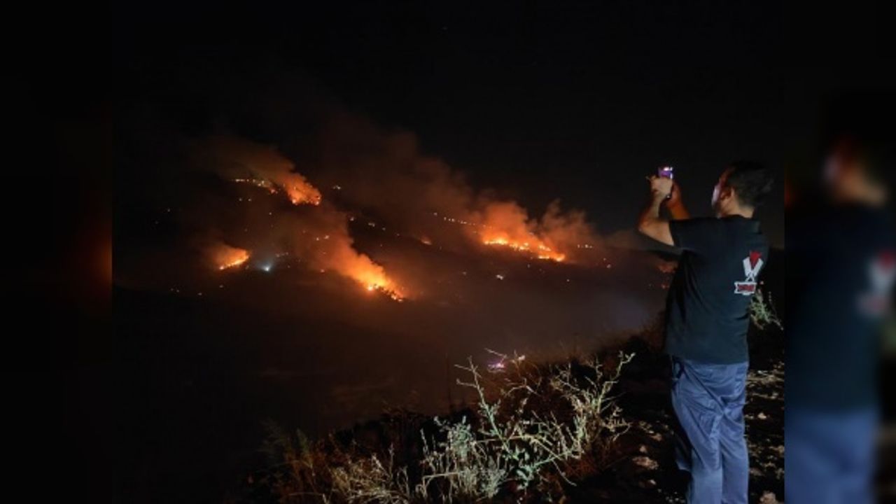 Hatay’da orman yangını büyüyor, 250 hektar zarar gördü
