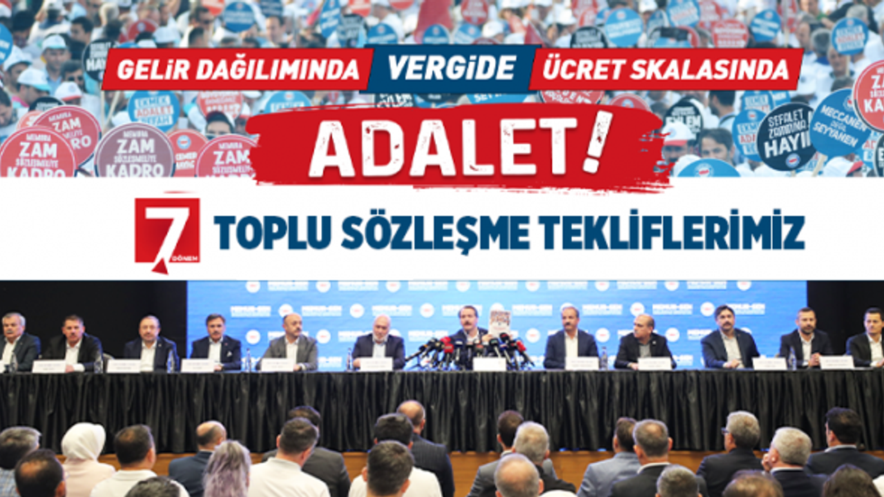 Memur Sen'den 7. Dönem Toplu Sözleşme İçin 936 Teklif