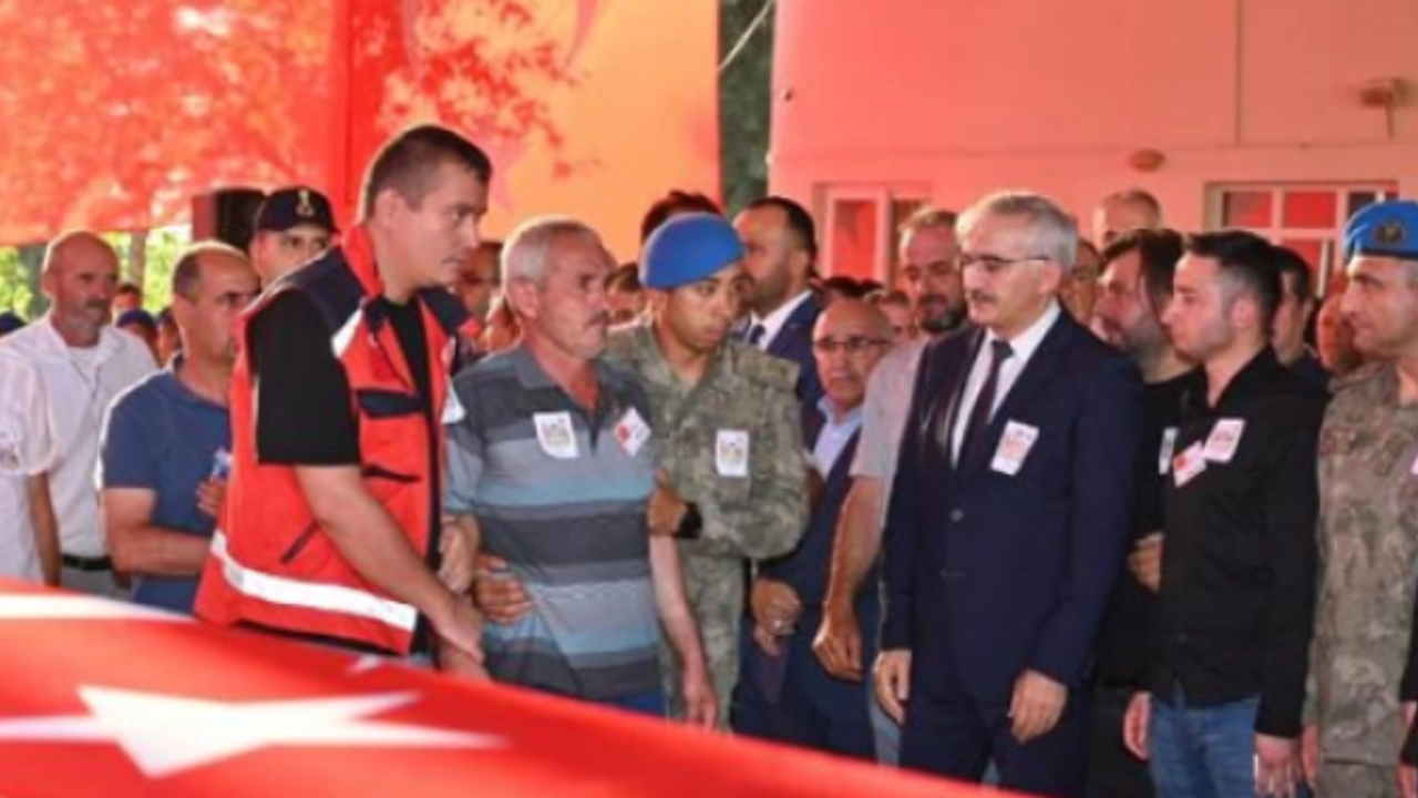 Şehit Ömer Cinkara son yolculuğuna uğurlandı
