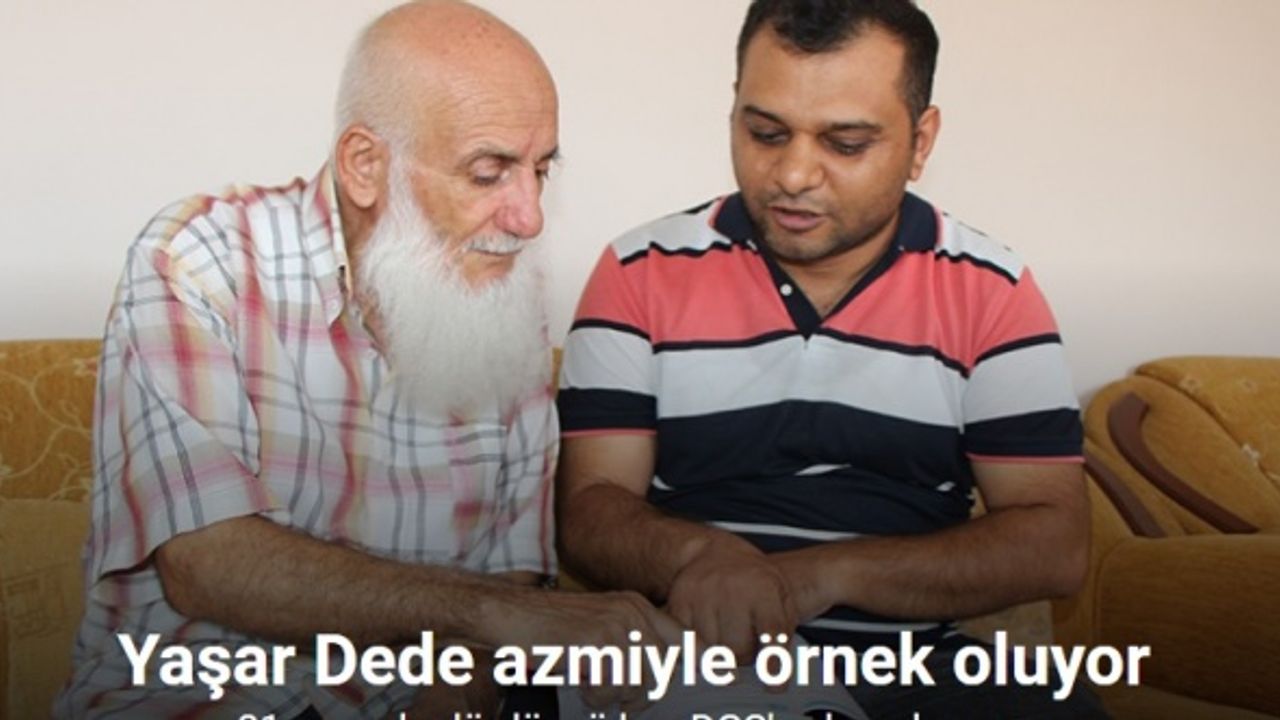 81 yaşında dördüncü kez DGS'ye hazırlanıyor