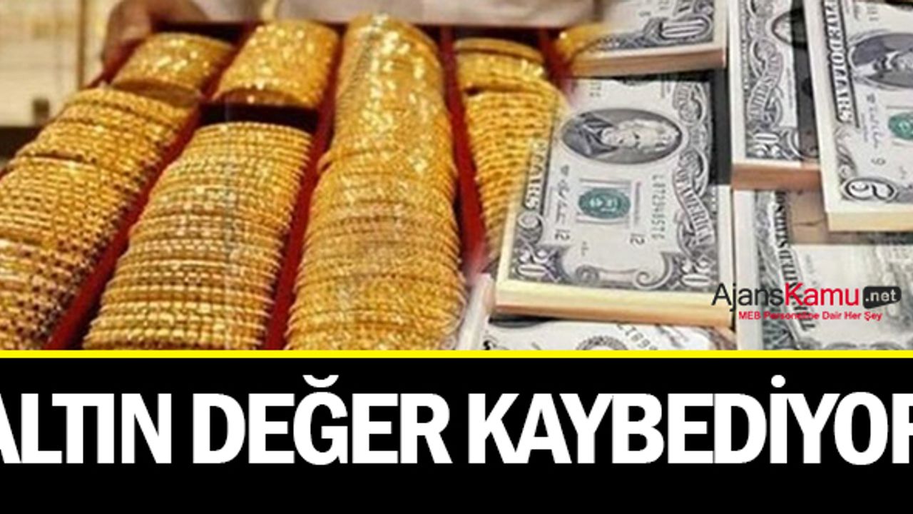Altın Fiyatları Düşüşe Geçti Altın Değer Kaybediyor