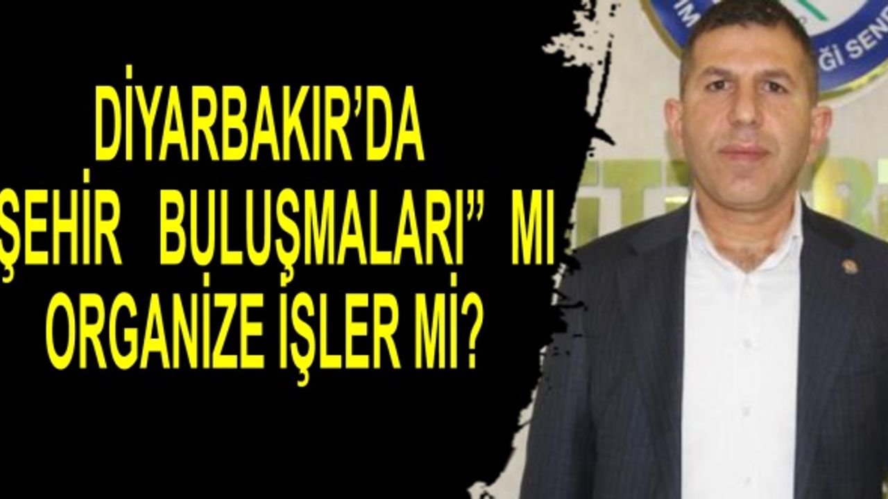 Diyarbakır’da “Şehir Buluşmaları” mı organize işler mi?