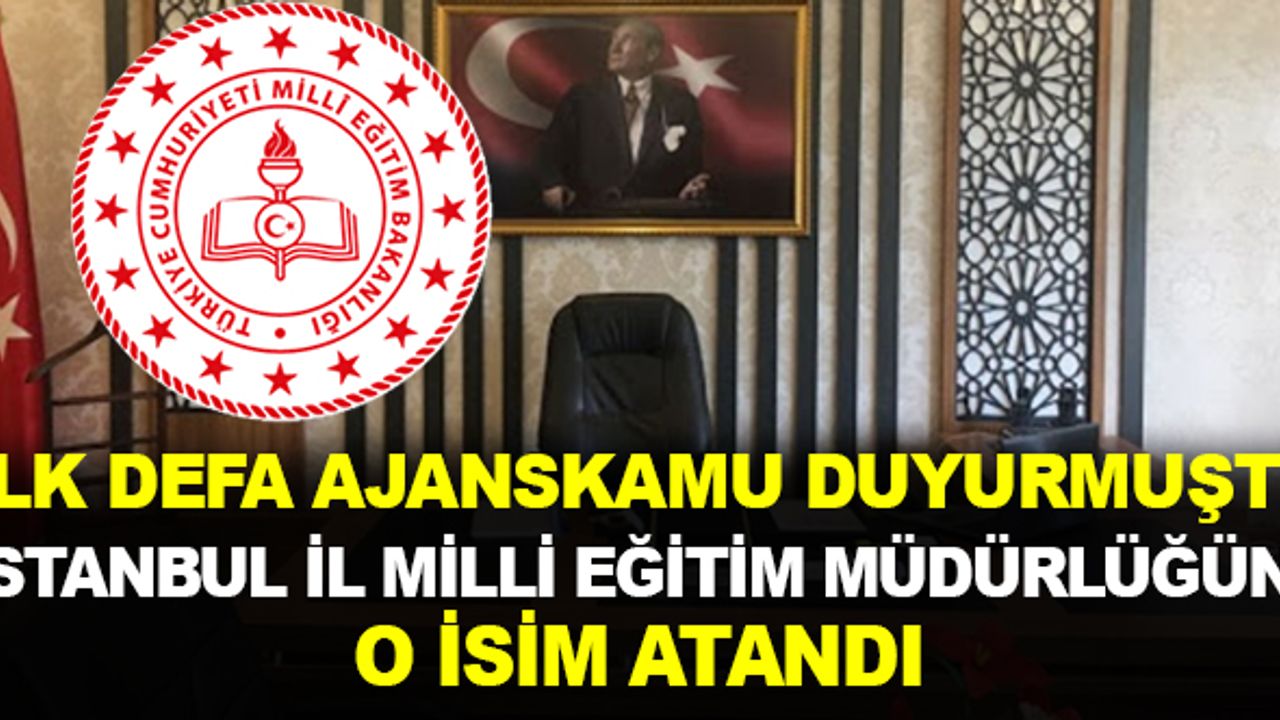 İstanbul İl Milli Eğitim Müdürü Murat Mücahit Yentür oldu