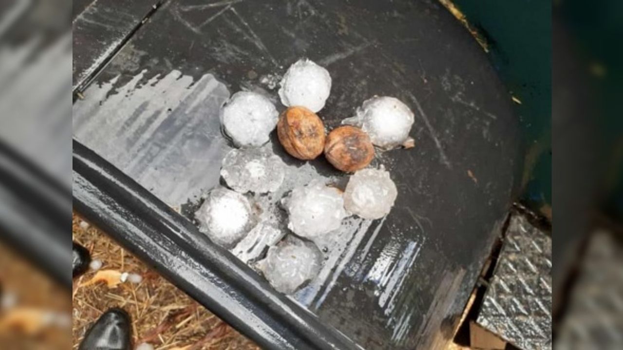 Kastamonu'da yumurta büyüklüğünde dolu yağdı
