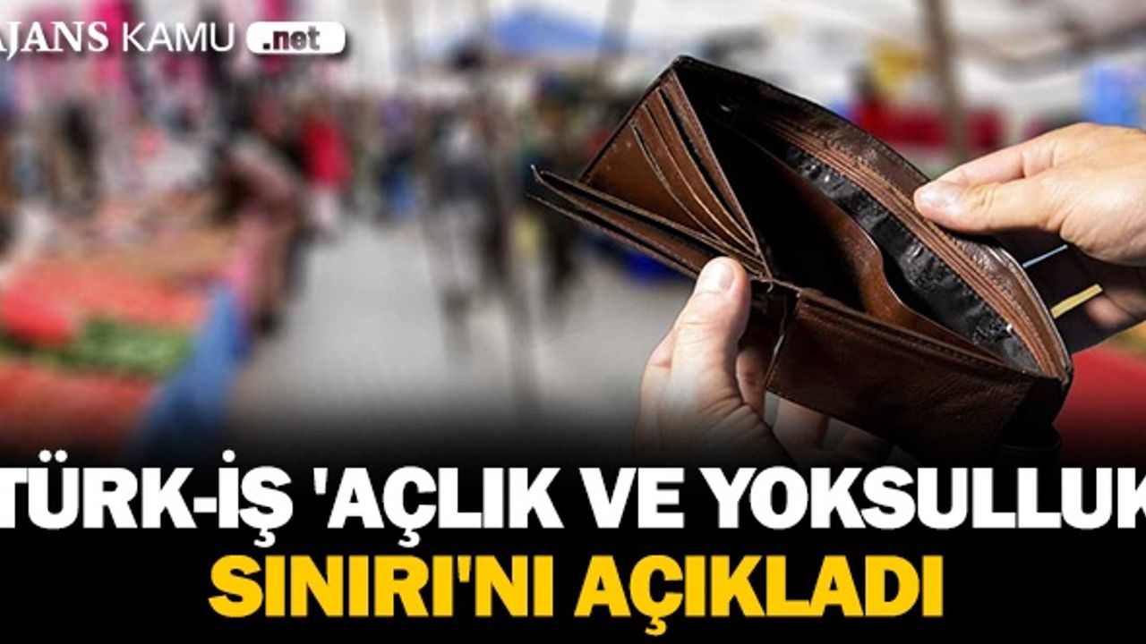 Yoksulluk sınırı 38 bin TL'ye dayandı