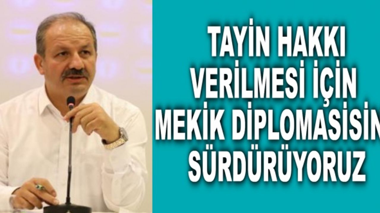 Sağlık-Sen: Tayin Hakkı Verilmesi İçin Mekik Diplomasisini Sürdürüyoruz