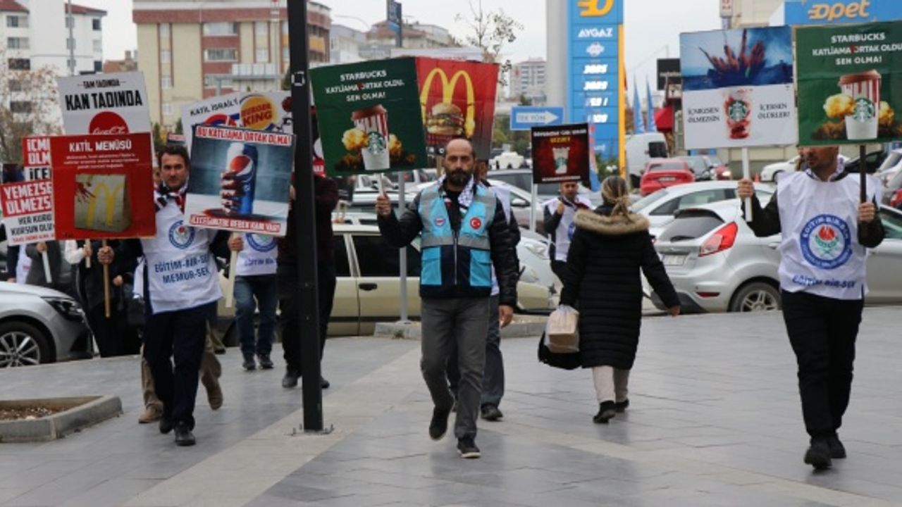 EBS Elazığ'dan Siyonist İsrail mallarını Boykot çağrısı