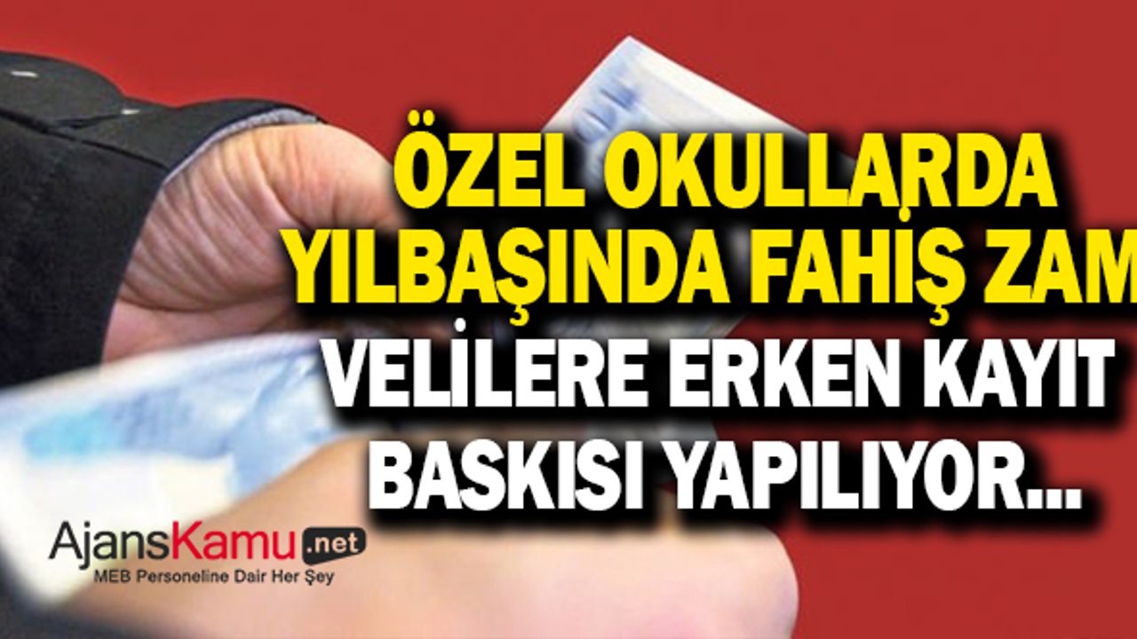 Özel okullara yılbaşında rekor zam! Velilere erken kayıt baskısı...